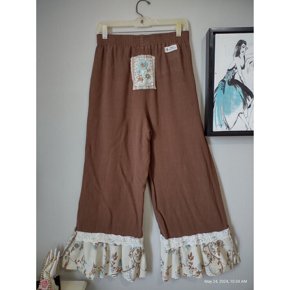 OOAK Upcycle Boho Shabby Chic Ladies Bloomers Pantaloons Patchwork refashioned - Picture 7 of 10